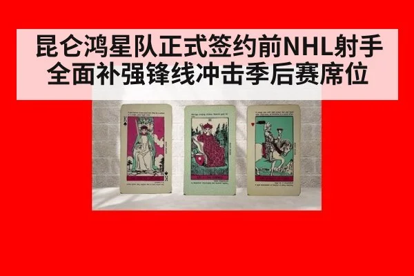 昆仑鸿星队正式签约前NHL射手全面补强锋线冲击季后赛席位